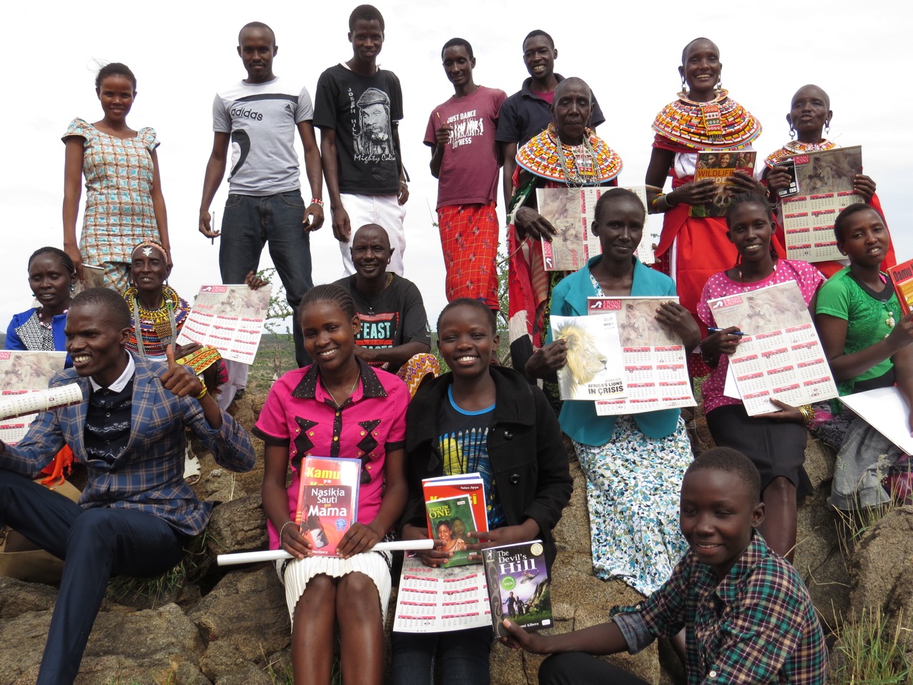 Sponsored Students with their parents